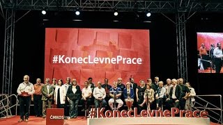 Manifestační mítink #KonecLevnePrace 2016