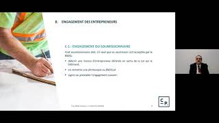 Webinaire : Le BSDQ - partie 2 : La conformité des soumissions et les recours