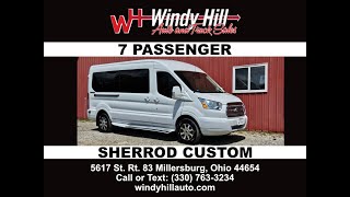 2016 Ford Transit Sherrod Custom 7 Passenger, Backup Camera! SK#WH2563