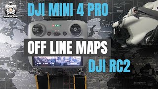 DJI Mini 4 Pro How to download off line Maps DJI RC2 #shaunthedrone