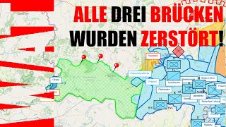 19.08.2024 Lagebericht Ukraine | Russen melden die Zerstörung der letzten Brücke!