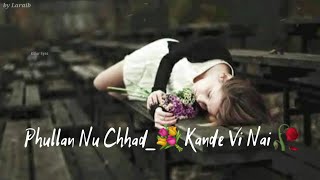 Very Sad Whatsapp Status💔💔 || New WhatsApp Status || Bazaar Song || New Punjabi Song