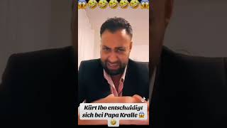 Kürt Ibo entschuldigt sich bei Papa Kralle 😱🤣 #kürtibo #entschuldigung #papakralle #viral #trending