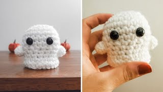 How to Crochet: Mini Ghost (Halloween Amigurumi)