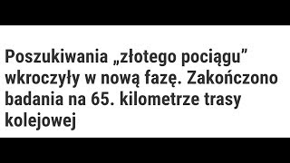 Złoty pociąg w Polsce