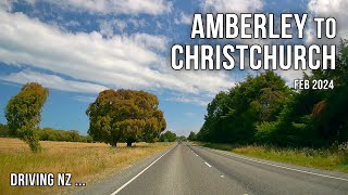 Driving New Zealand: Amberley to Christchurch | 4K