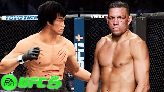 🐲 UFC5 Bruce Lee vs. Nate Diaz UFC 5 - Super Fight 🐲