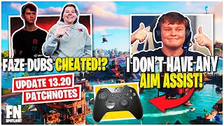 BenjyFishy SHOCKED At How BAD Aim Assist is After NERF | Bugha ACCUSES FaZe Dubs Of CHEATING