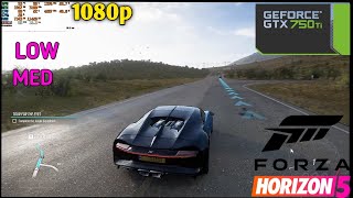 GTX 750 Ti | Forza Horizon 5 - 1080p - Low & Medium