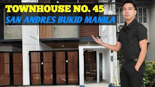 TOWNHOUSE FOR SALE IN SAN ANDRES BUKID MANILA | HOUSE TOUR