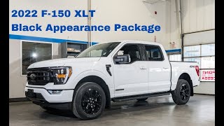 2022 F-150 XLT Black Appearance