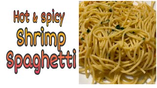 10 minutes spicy shrimp spaghetti#shorts