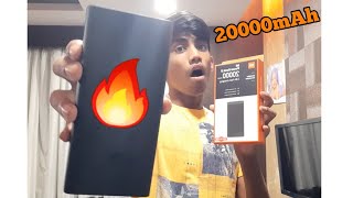 This can charge my phone 2 time-MI Power bank 2i 20000 mAh battery😮😮 Unboxing and First look🔥🔥🔥