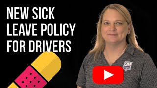 New Sick Leave Policy for Drivers