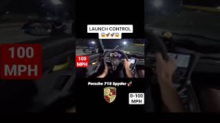 LAUNCH CONTROL PORSCHE #launch #control #spyder