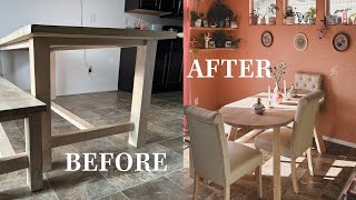 Rebuilding A Hardwood Dining Table // DIY Furniture Makeover