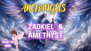 Archangel Zadkiel & Amethyst | Angel number 999