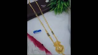 #1 gram gold plated long mangalsutra