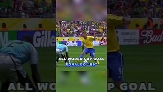 All World Cup Goal Ronaldo Nazario #shorts #footballshorts #ronaldo #worldcup