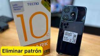 TECNO SPARK 10c [ como formatear ] ELIMINAR PATRON DE BLOQUEO - hard reset