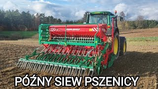 Późny Siew Pszenicy 08.11.2023 Kujawy Agromasz SN -300 John Deere 6920