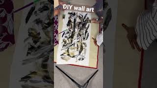 Idea DIY wall art with pictures frames