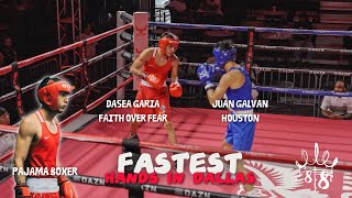 Is He The QUICKEST Boxer In Dallas? Dasea Garcia Vs Juan Galvan!