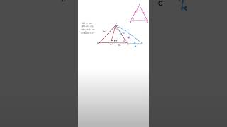 #angleintriangle #isoscelestriangle #geometryquestions #examquestion #sideinatriangle #missingangle