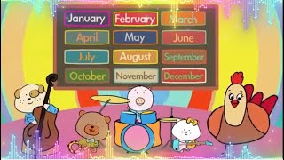 Months of the year song | Singing walrus