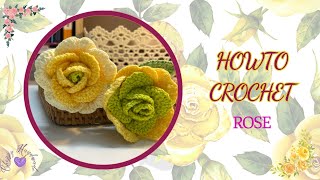 How to crochet Rose /-rose | By Cherry Handmade