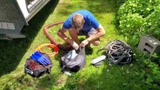 How to hook up Water, Electrical and Sewer