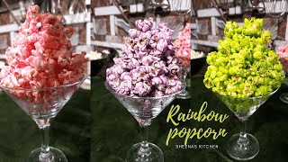 Rainbow Popcorn Recipe // Colorful Popcorn // Easy Popcorn Recipe // Sheena's Kitchen