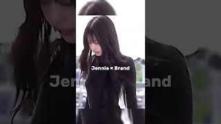 Jennie with her brands(part 1) #blackpink #fypシ #trendingshorts #shorts #blink