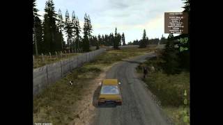 Dayz - Driving at the airport with "radio"