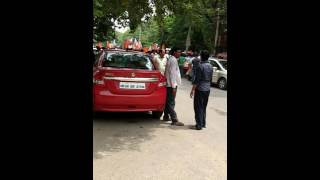 Autorikshaw Union strike at Gurgaon (gurugram)