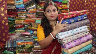 saree and kurti wholesale market in santipur masitala lot garments #sareefashion