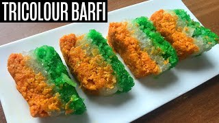 Independence Day Special Barfi | Tiranga Barfi Recipe | Tricolor Barfi Recipe