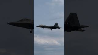 F-22 Raptor on final approach landing