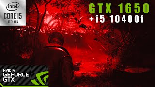 Resident evil 4 FPS Comparison Nvidia Geforce gtx 1650 at 1080 1440 4K + FSR Benchmark with 10400f