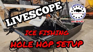 LIVESCOPE Ice Hole Hopping (DIY Set Up)