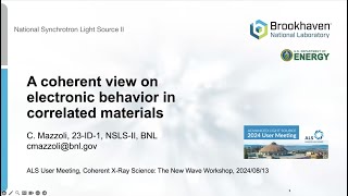 Claudio Mazzoli: A Coherent View on Electronic Behavior in Correlated Materials