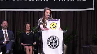 2022 Bellarmine Preparatory School Graduation - Elected Faculty Speaker Bridget Nuno