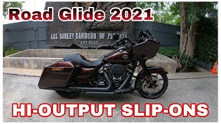 Road Glide Exhaust Hi-Output Slip ons