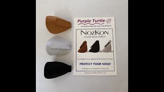 Purple Turtle Nozkon Solar Nose Shield