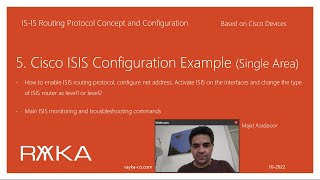 5. Cisco ISIS Configuration Example with Single Area