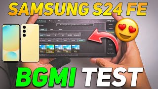 SAMSUNG GALAXY S24 FE PUBG TEST | EYNOS 2400E CHIPSET 🤤🗿