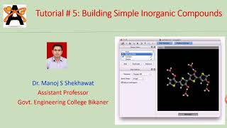 Tutorial 5: Building simple Inorganic Compounds in Avogadro