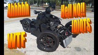 When idiots take over # Canam Ryker demolition , or ist it?? How to ask for it#cops best friends