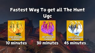 The Fastest Way to Get All The Hunt Ugc In Roblox...