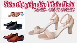 Siêu thị giầy dép Thức Hoài chất lượng cao.